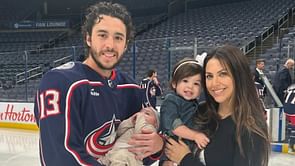 Meredith Gaudreau "brought to tears" by deafening Johnny hockey chants during Blue Jackets' final home game