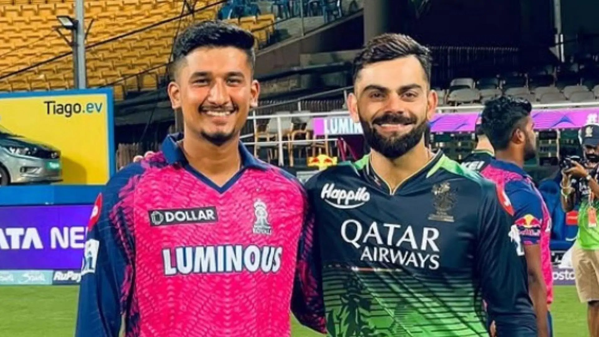 Kunal Singh Rathore with Virat Kohli (Image via kunal_sr_09 on Instagram)