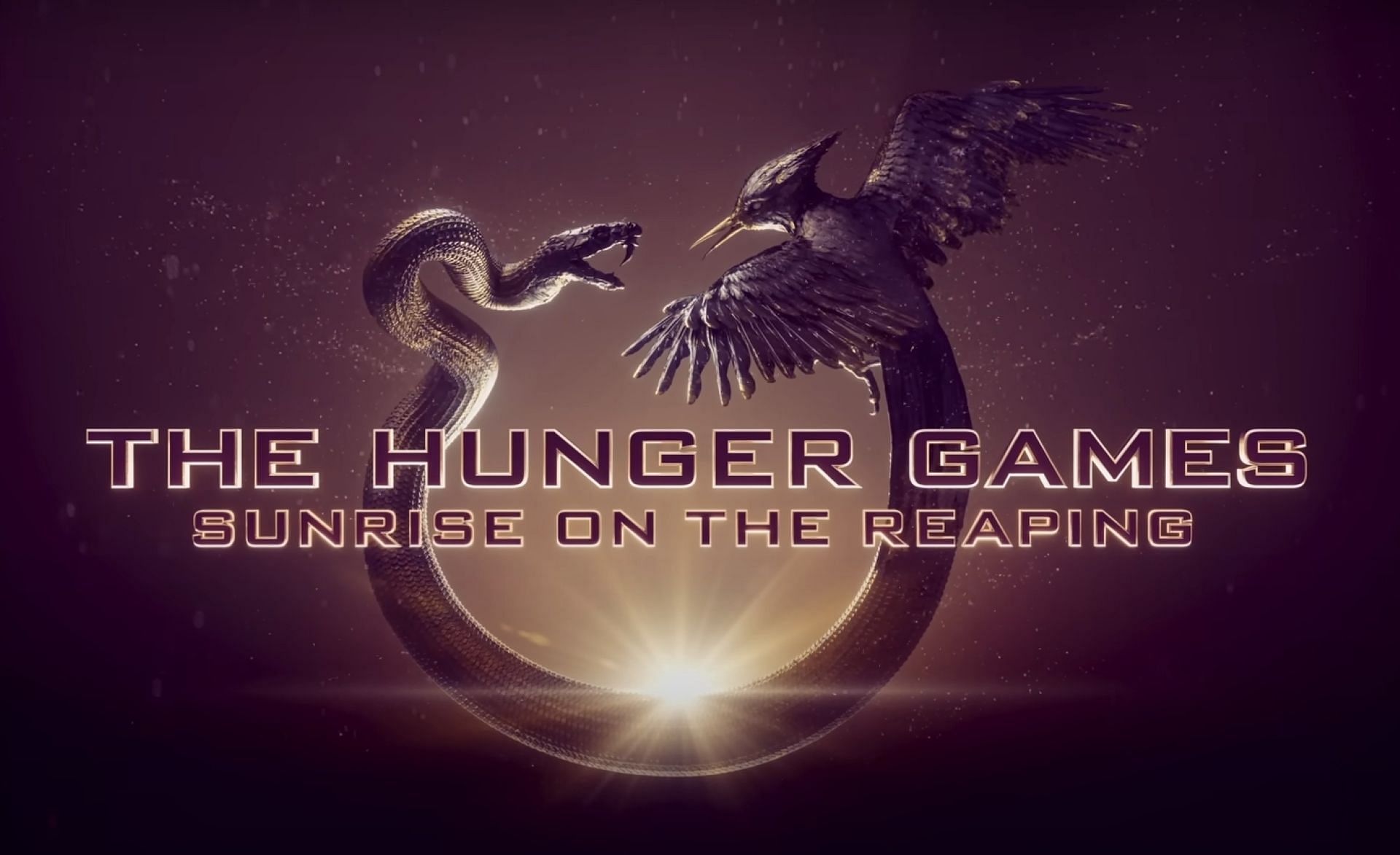 The Hunger Games: Sunrise on the Reaping title card (Image via YouTube/Lionsgate)