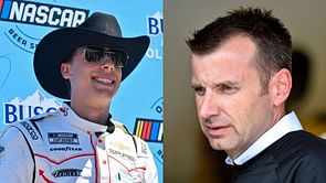 Rodney Childers reacts to Spire’s Carson Hocevar winning pole at Texas days after sudden exit
