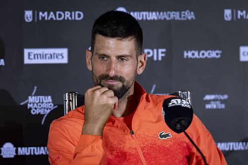 Novak Djokovic will be gunning for his 25th Grand Slam title at the 2025 French Open. Source: Getty