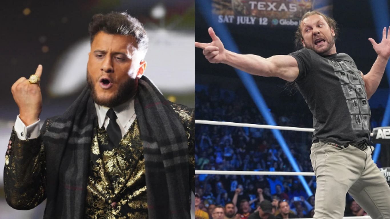 MJF and Kenny Omega at Dynamite [ Images from allelitewrestling.com ]
