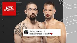 "Banger!", "Rob sentenced to death" - Fans react to Robert Whittaker vs. Reinier de Ridder fight announcement