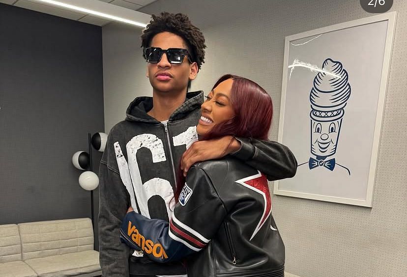Lala Anthony and her son Kiyan Anthony on IG. Image via @lala