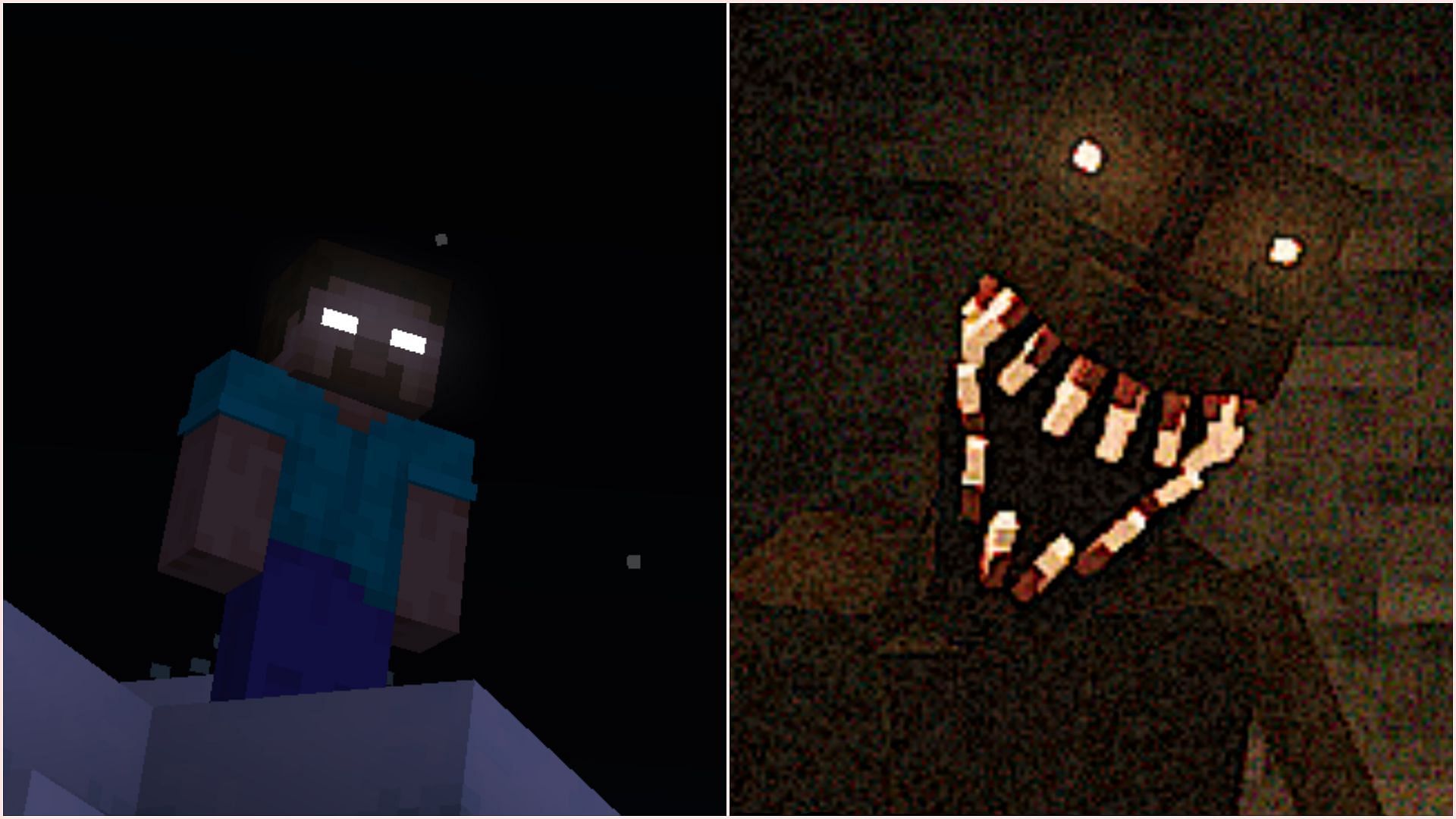 There are many cave horror mods for Minecraft (Image via CurseForge/LunarEclipseStudios || CurseForge/idk_someguy)