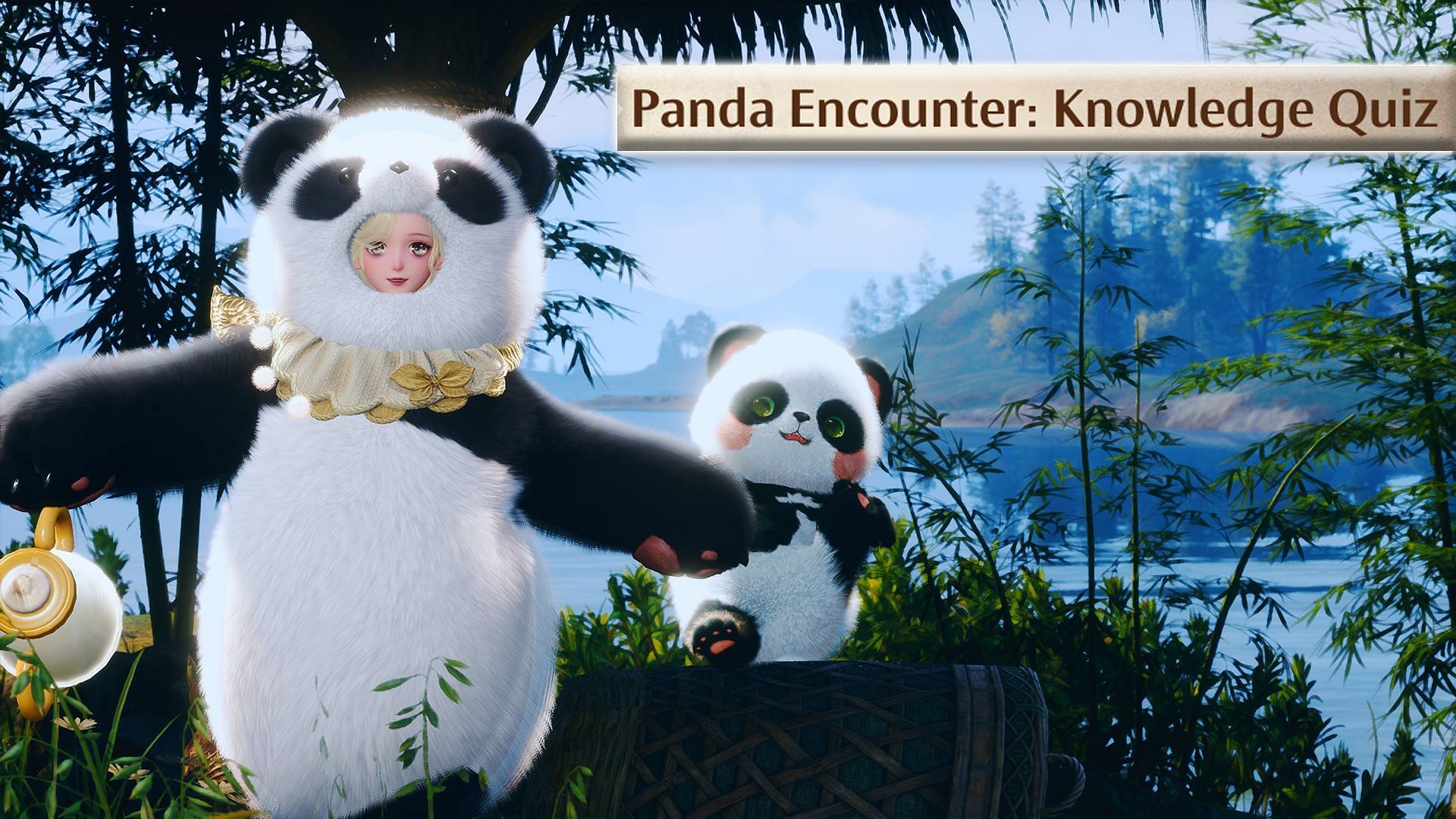 Guide on completing the trivia quiz task in the Cozy Caretakers: Protect the Pandas event (Image via Sportskeeda Gaming/Infold Games)