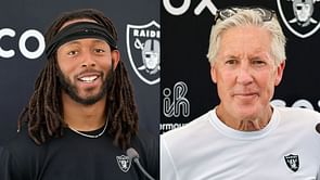 "Gotta be some type of drug" - Raiders' Jakobi Meyers stunned by 73-year-old Pete Carroll's energy at Raiders OTAs