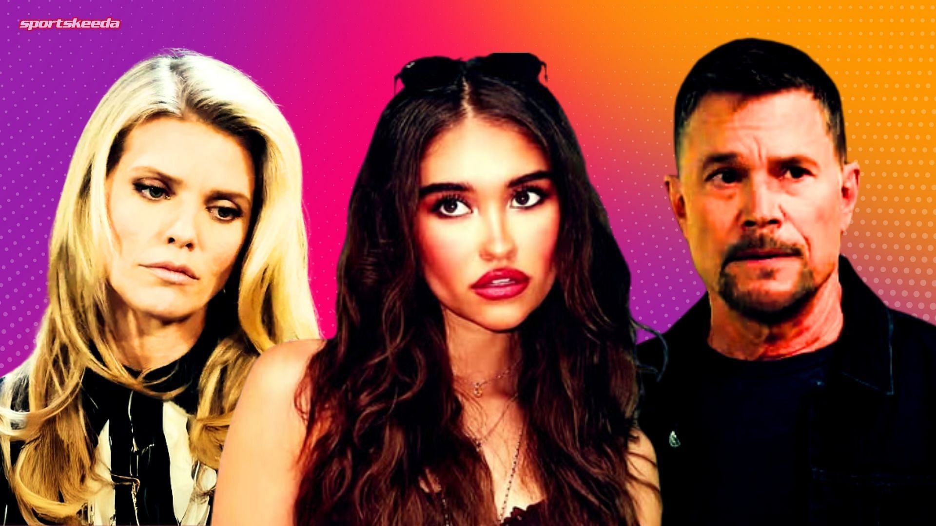 Cat, Arianna and Bo on Days of Our Lives (Custom edit by Sportskeeda, Original images via Peacock/@Days of Our Lives, Instagram/@marissarys)