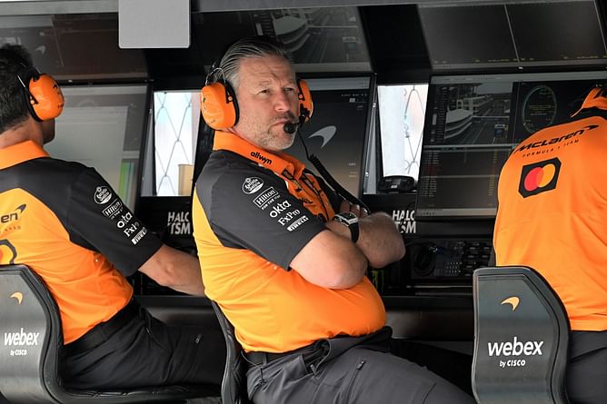 McLaren boss Zak Brown savagely trolls Red Bull with pitlane stunt during Miami GP