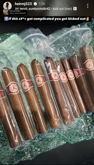 يشارك الأردن صورة لبعض السيجار الأردني الجوي