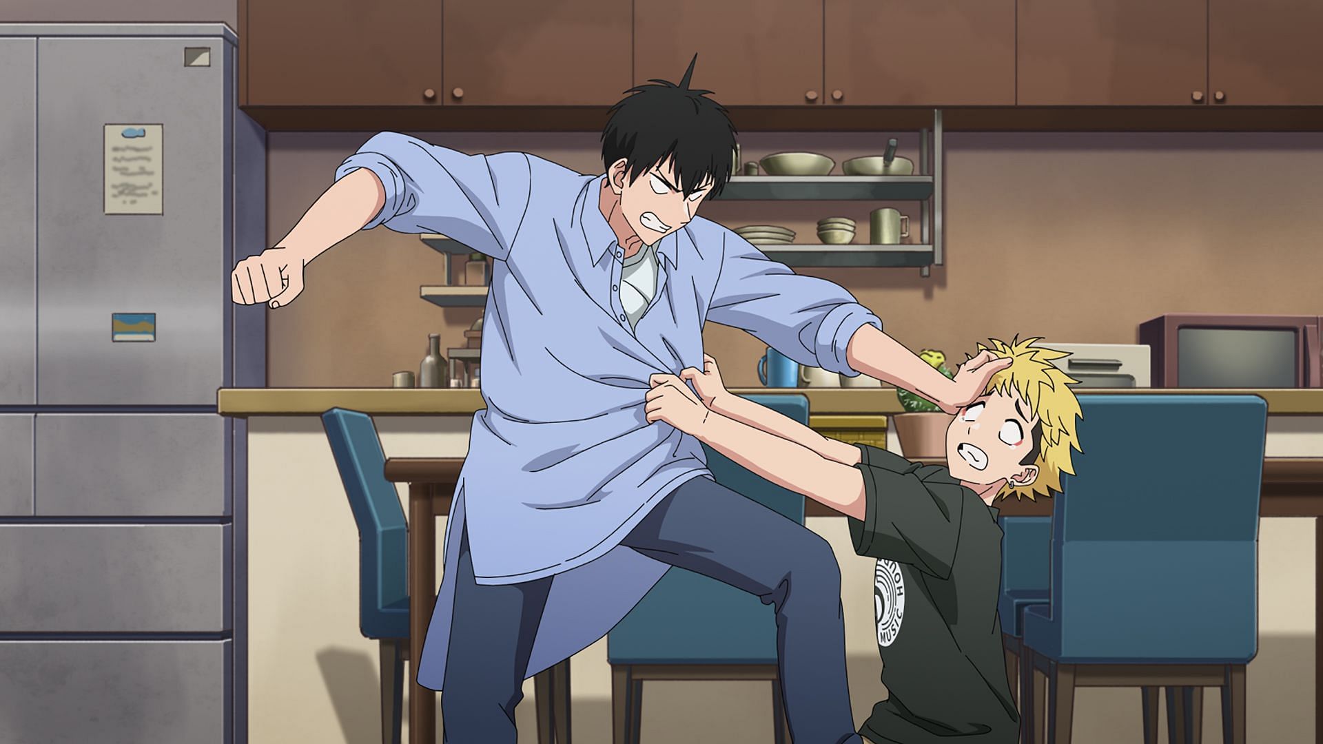 Morihito and Kanshi as seen in the most recent installment (Image via Bibury Animation Studios)