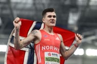 Jakob Ingebrigten من Team Norway في العالم في غرفة ألعاب القوى في نانجينغ ، الصين. (صورة Getty Images)
