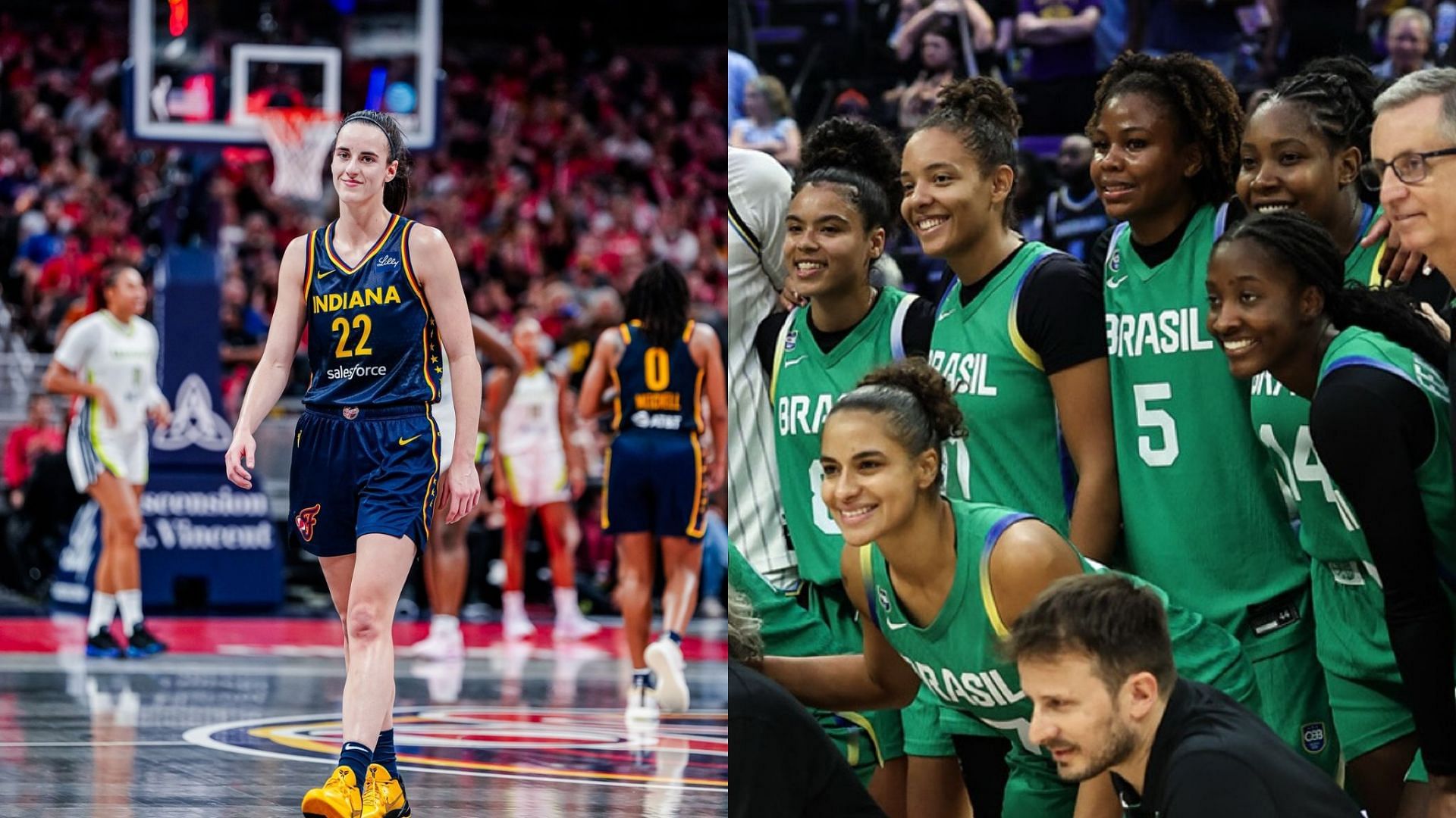Indiana Fever vs Brazil National Team preseason game prediction and preview | May 4, 2025 (Photos: @indianafever, @chicagosky/ IG)