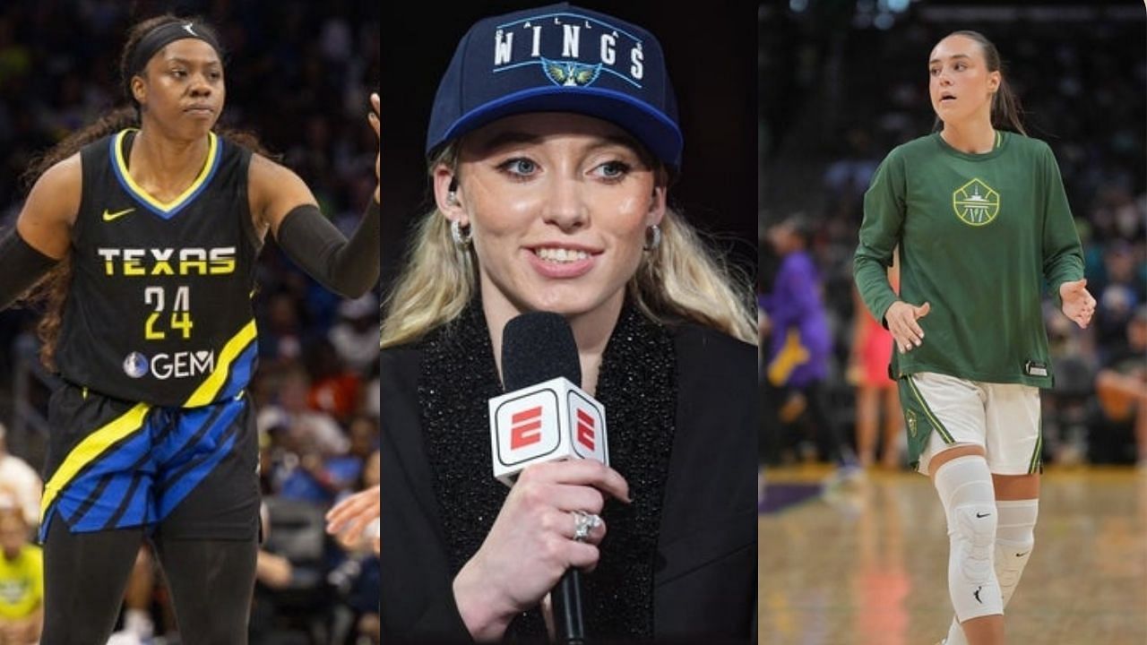 Arike Ogunbowale, Nika Muhl &amp; more pumped as Paige Bueckers makes first post in Dallas Wings gear