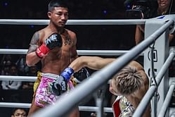 WATCH: Thai superstar Rodtang Jitmuangnon perfectly telegraphs his stunning KO sequence of Takeru in Japan