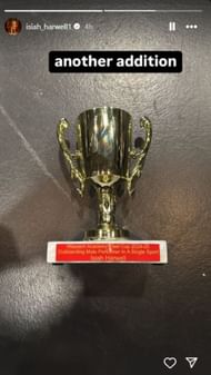 Top 2025 prospect Isiah Harwell adds to accolades with latest award (Image: IG/isiah_harwell)