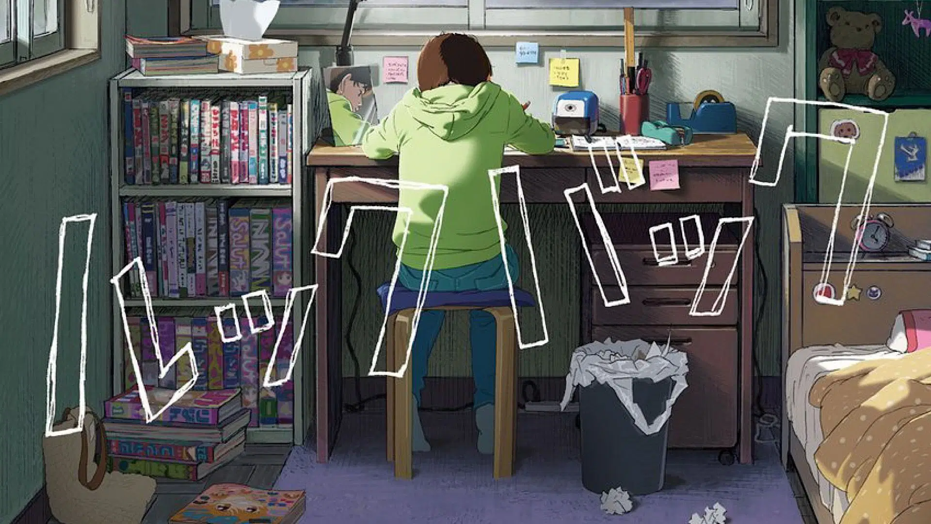 Look Back is a very multilayered film (Image via Studio Dorian)