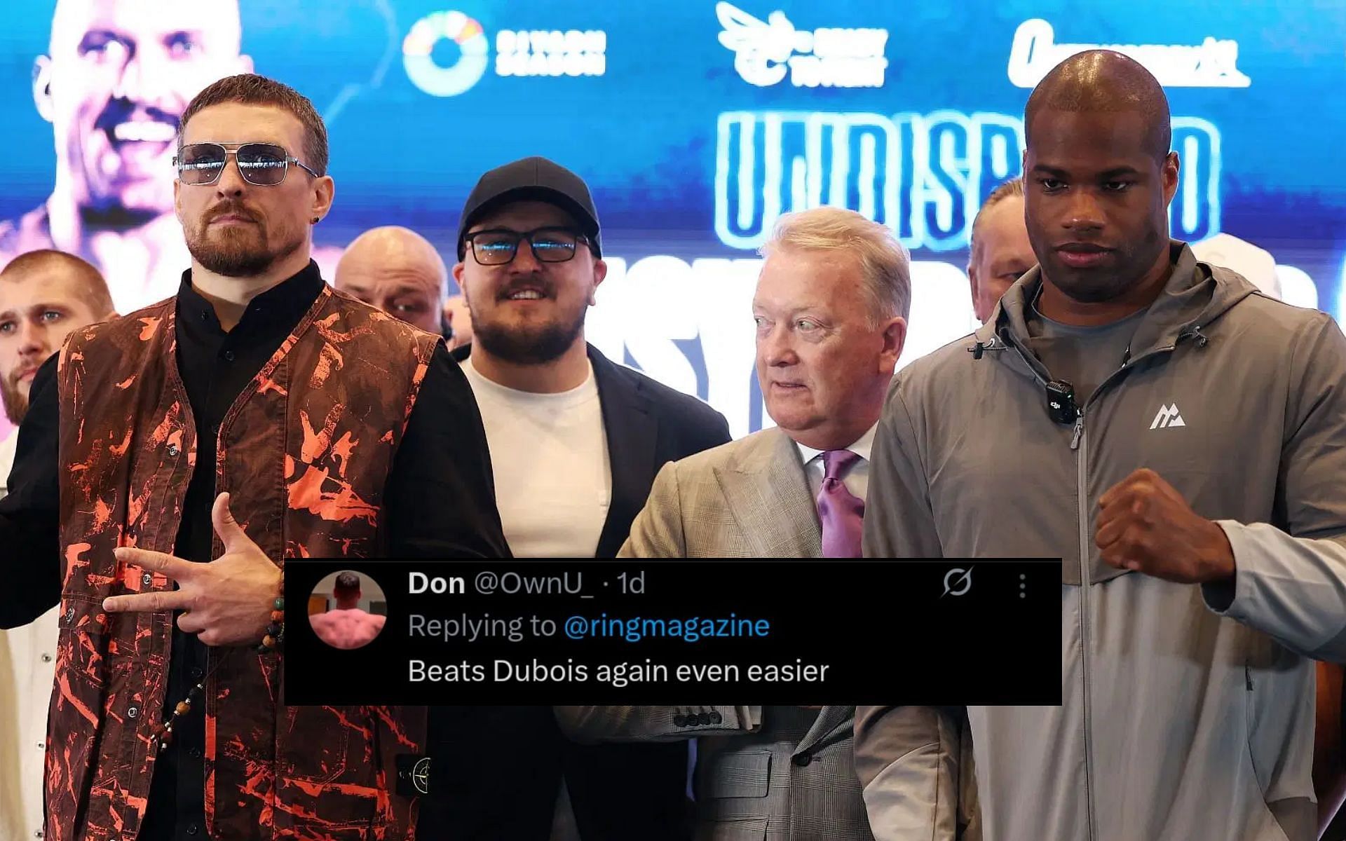 Fans react to Oleksandr Usyk