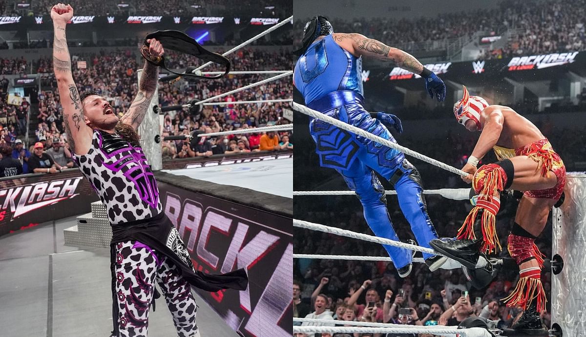 WWE Backlash 2025 में फेमस स्टार के कारण पूर्व AEW रेसलर नहीं बन पाया चैंपियन, सबसे बड़े विलेन को मिली जीत