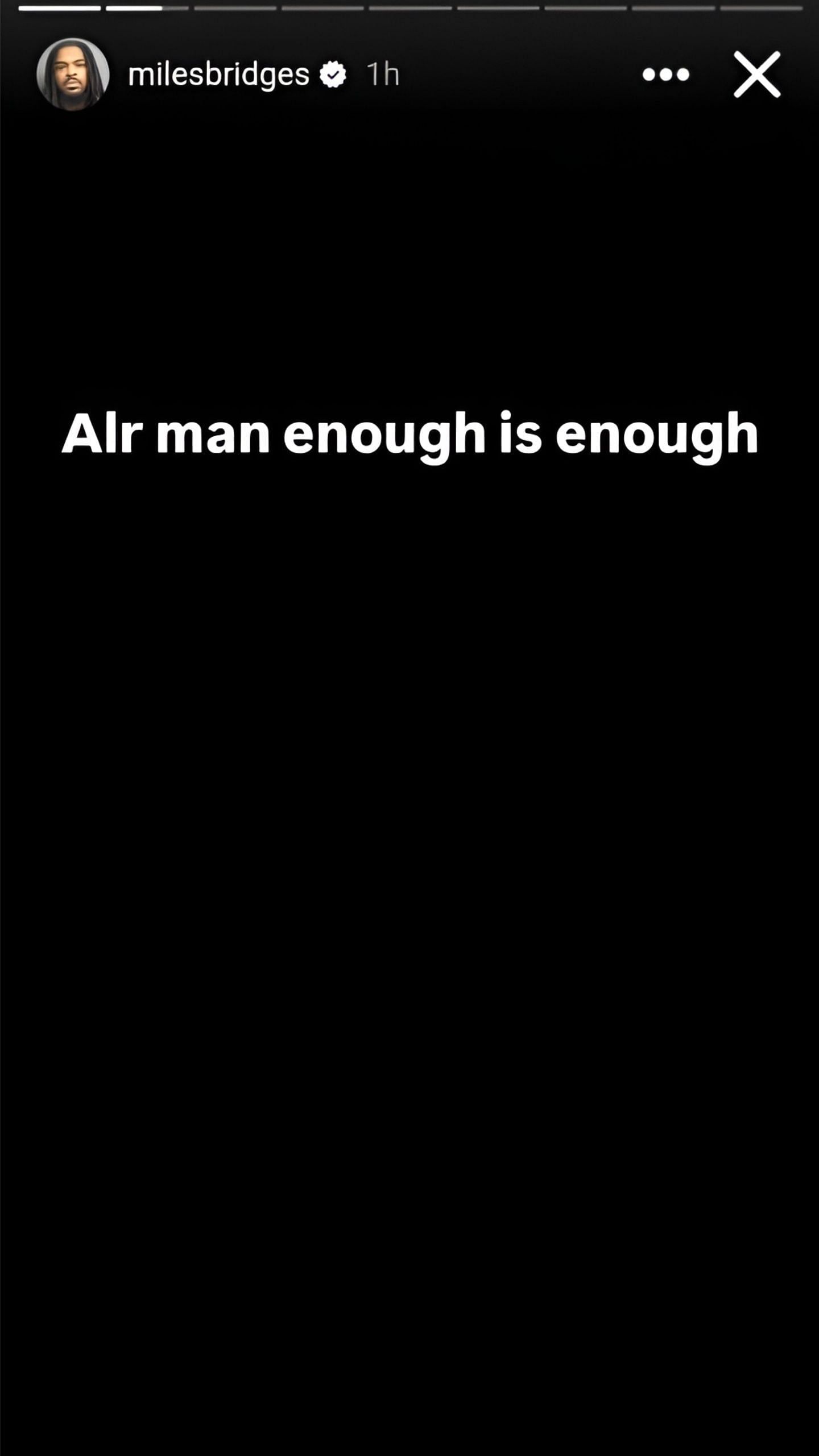 [Credit: IG/@milesbridges]