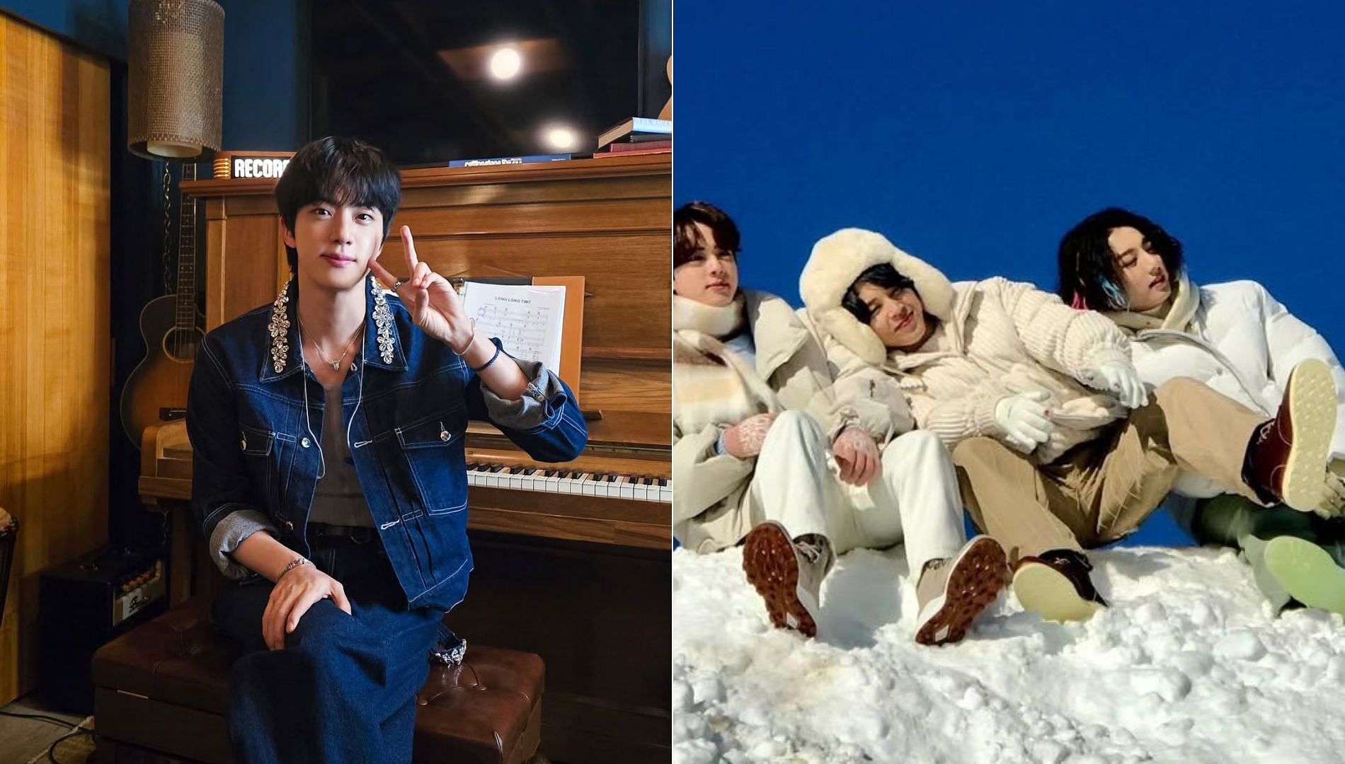Jin topped the Global Spotify chart for the song, Don