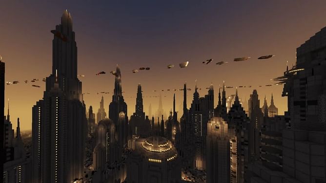 "Oh my god, it's beautiful": Minecraft fan recreates Coruscant planet from Star Wars, leaving community amazed