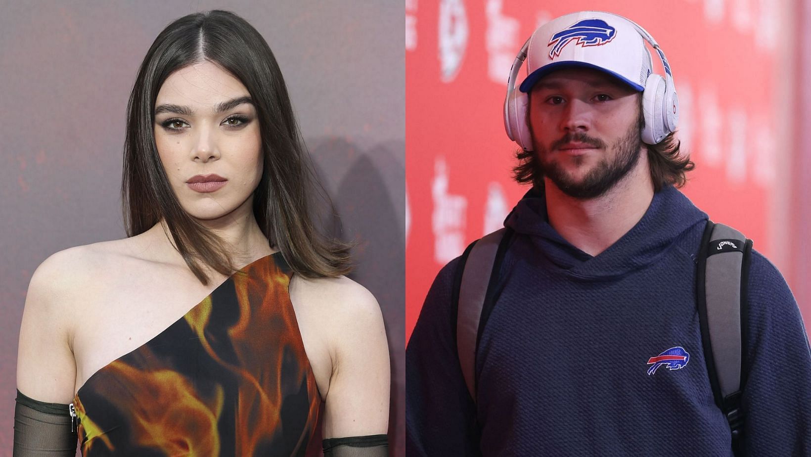 Josh Allen and Hailee Steinfeld 
