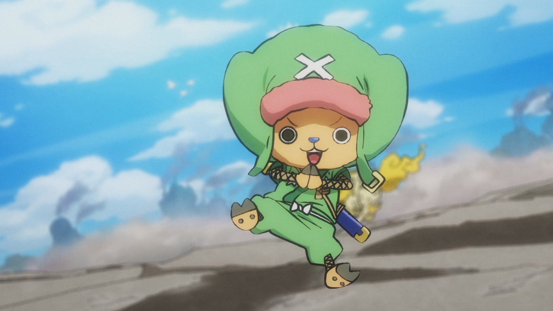 Chopper is determined to learn the secrets of Gaban&#039;s strength in One Piece chapter 1149 (Image via Toei Animation)
