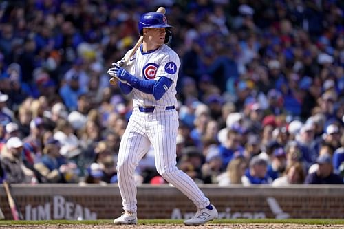 Matt Shaw in action against the San Diego Padres - Source: Getty