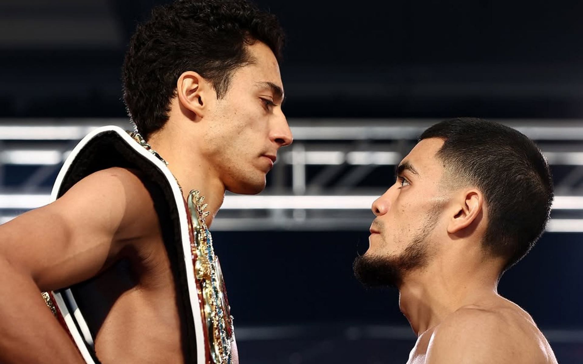 Rafael Espinoza (left) faces Edward Vazquez (right). [Images courtesy: @dibellaent on Instagram]