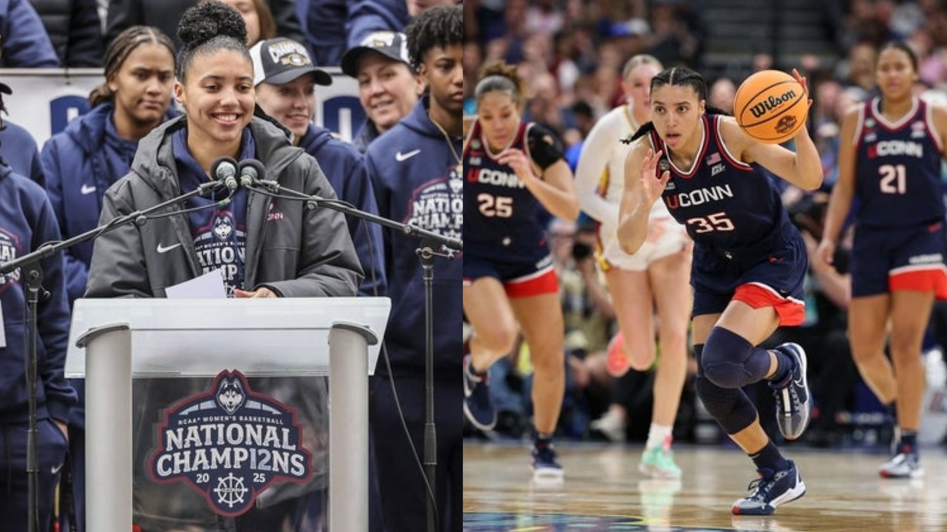 UConn Huskies basketball star Azzi Fudd