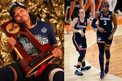 KK Arnold recalls celebrating UConn’s NCAA championship with Aaliyah Edwards and Nika Muhl: “She was dancing”