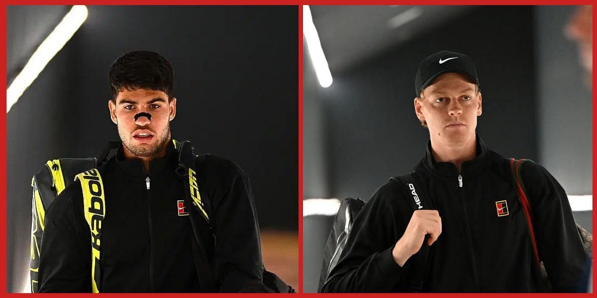Carlos Alcaraz and Jannik Sinner (Source: Getty)