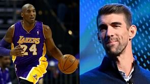 Michael Phelps shows 'love' to Kobe Bryant with a special gesture
