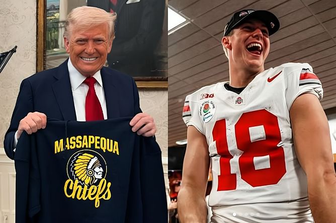 IN PHOTOS: Will Howard recaps White House visit ft. Donald Trump with 3-word message ahead of Steelers rookie camp