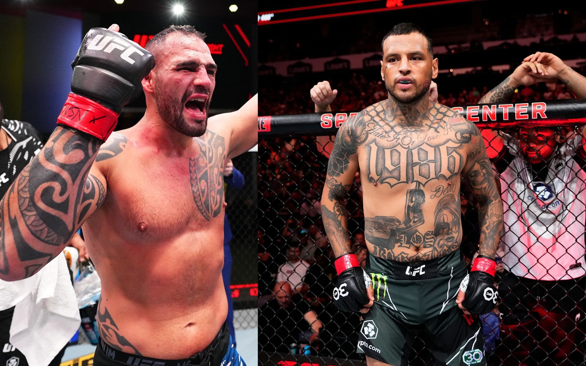 Santiago Ponzinibbio and Daniel Rodriguez will square off at UFC Des Moines. [Images courtesy: Getty]