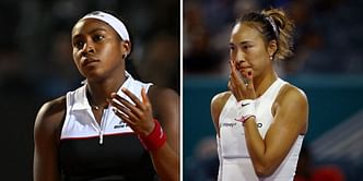 Coco Gauff completely fails to realize her opponent Zheng Qinwen has strayed away mid-game in shocking Italian Open moment