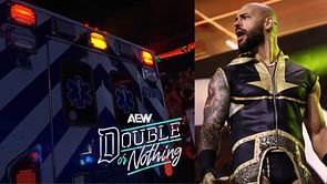 Top star taken out in ambulance after brutal match at AEW Double or Nothing 2025; Ricochet stands tall