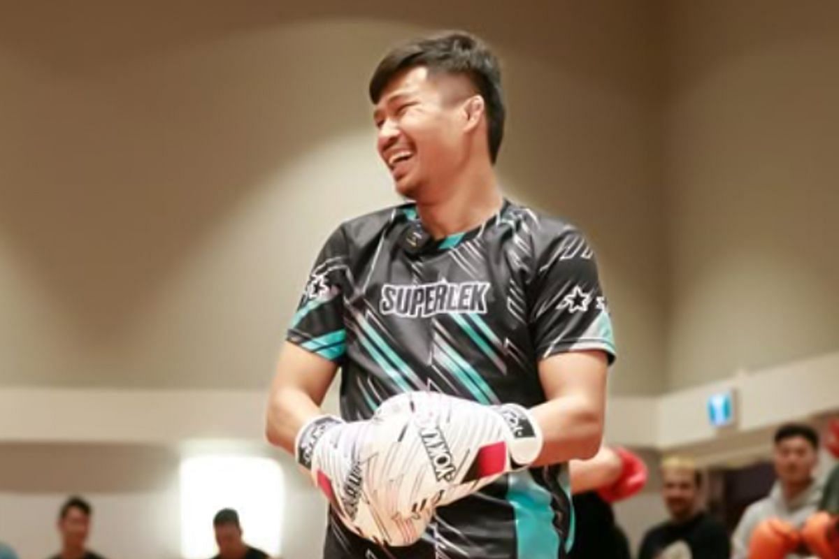 Superlek shares what he likes about having his own gym. -- Photo provided by ONE Championship