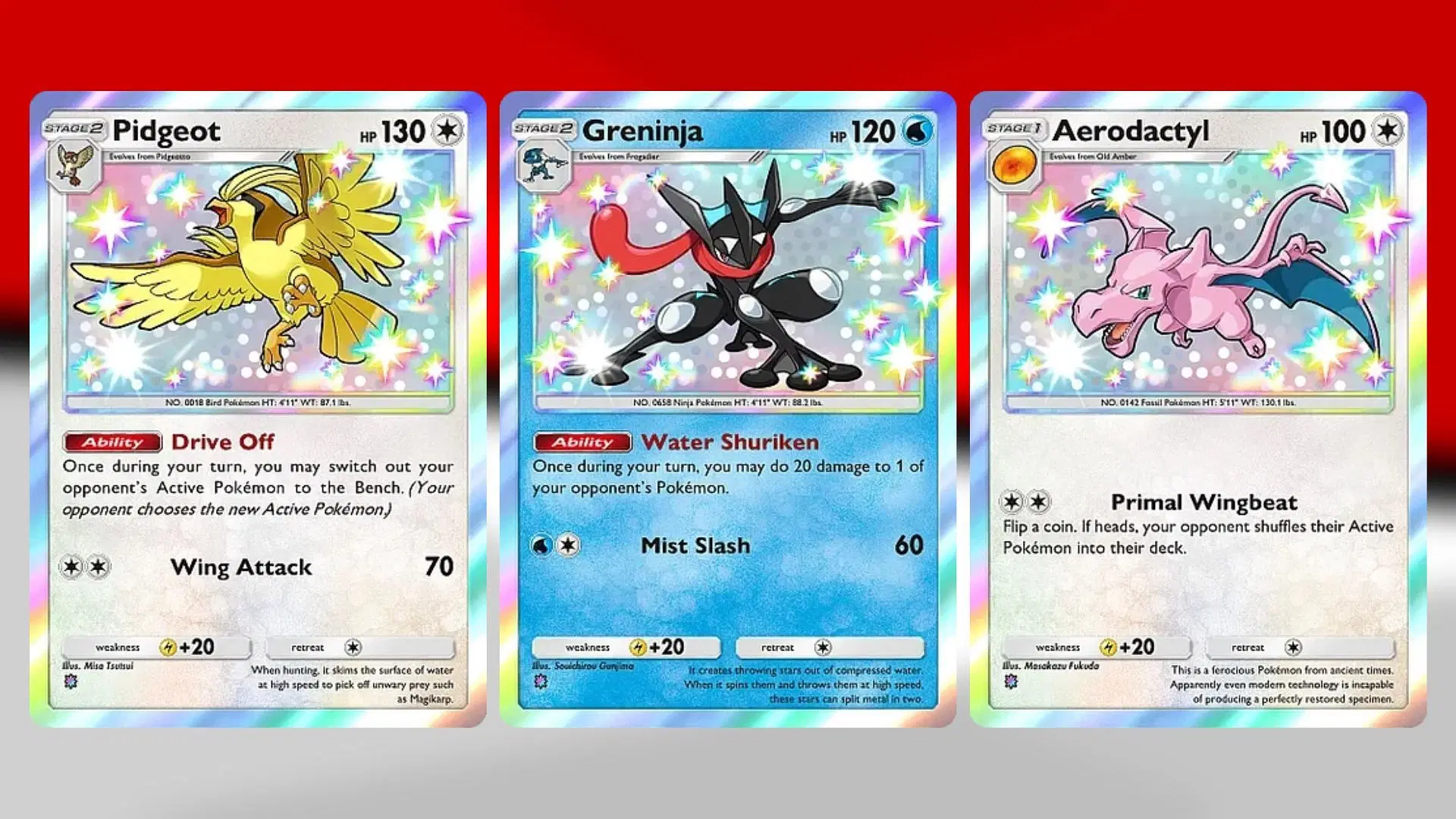 One-Shiny Rare Cards in Extradimensional Crisis (Image via TPC)