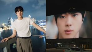 “Did Jin so dirty”- Fans react over BTS idol’s distorted appearance on curved screen at ‘Don’t Say You Love Me’ Shinsegae Square premiere