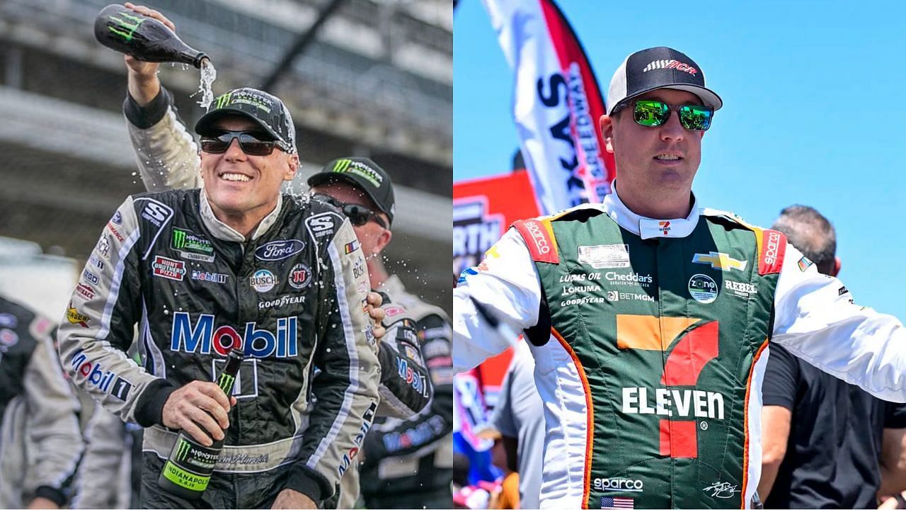 Kevin Harvick (left) and Kyle Busch (right) Source: IMAGN