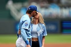 Bobby Witt Jr.'s wife Maggie shows off fit physique in black workout gear in latest mirror selfie