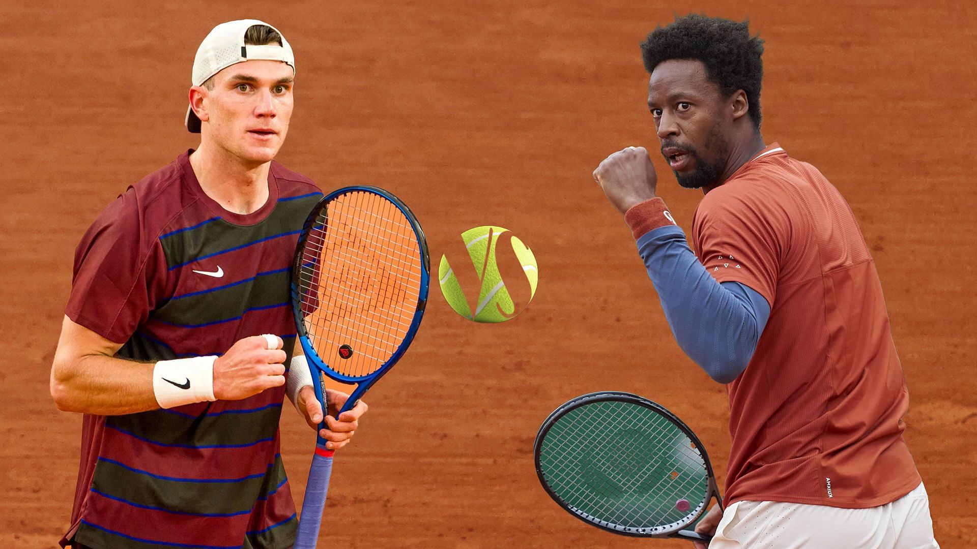 Jack Draper (L); Gael Monfils (R) - Source: Getty