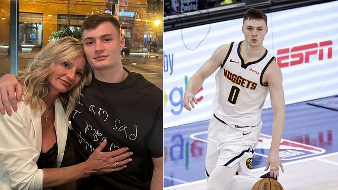 Christian Braun's mom, Lisa Braun, receives wholesome tribute from Nuggets star after turning heads courtside