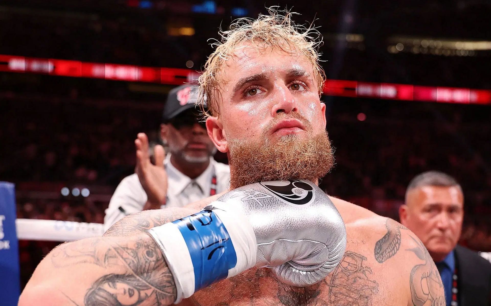 MMA Analyst Luke Thomas praises Jake Paul for signing former champions to MVP [Image courtesy: Getty Images]