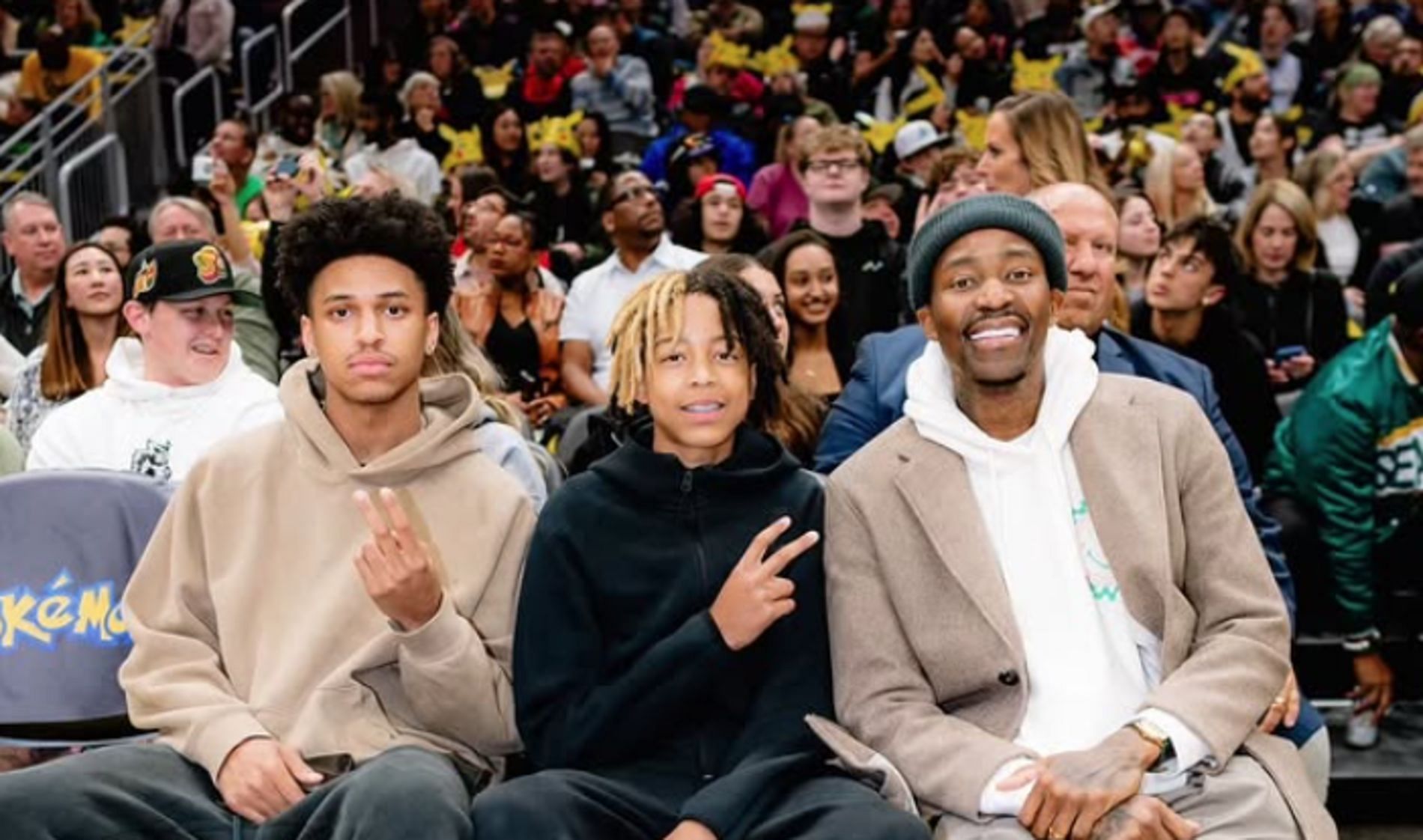 JJ Crawford and dad, Jamal (source: IG/ jamalcrawford)