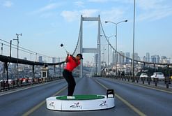 When Tiger Woods shot a golf ball from Asia that landed in Europe in a legendary DP World stint