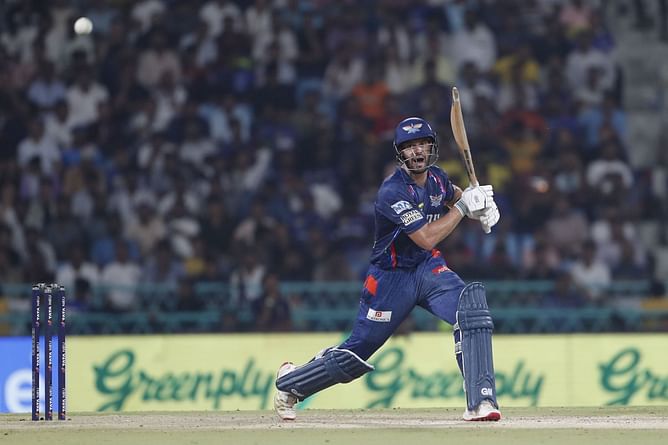 Aiden Markram falls for 36 as Shahrukh Khan takes a well-judged catch in GT vs LSG IPL 2025 match