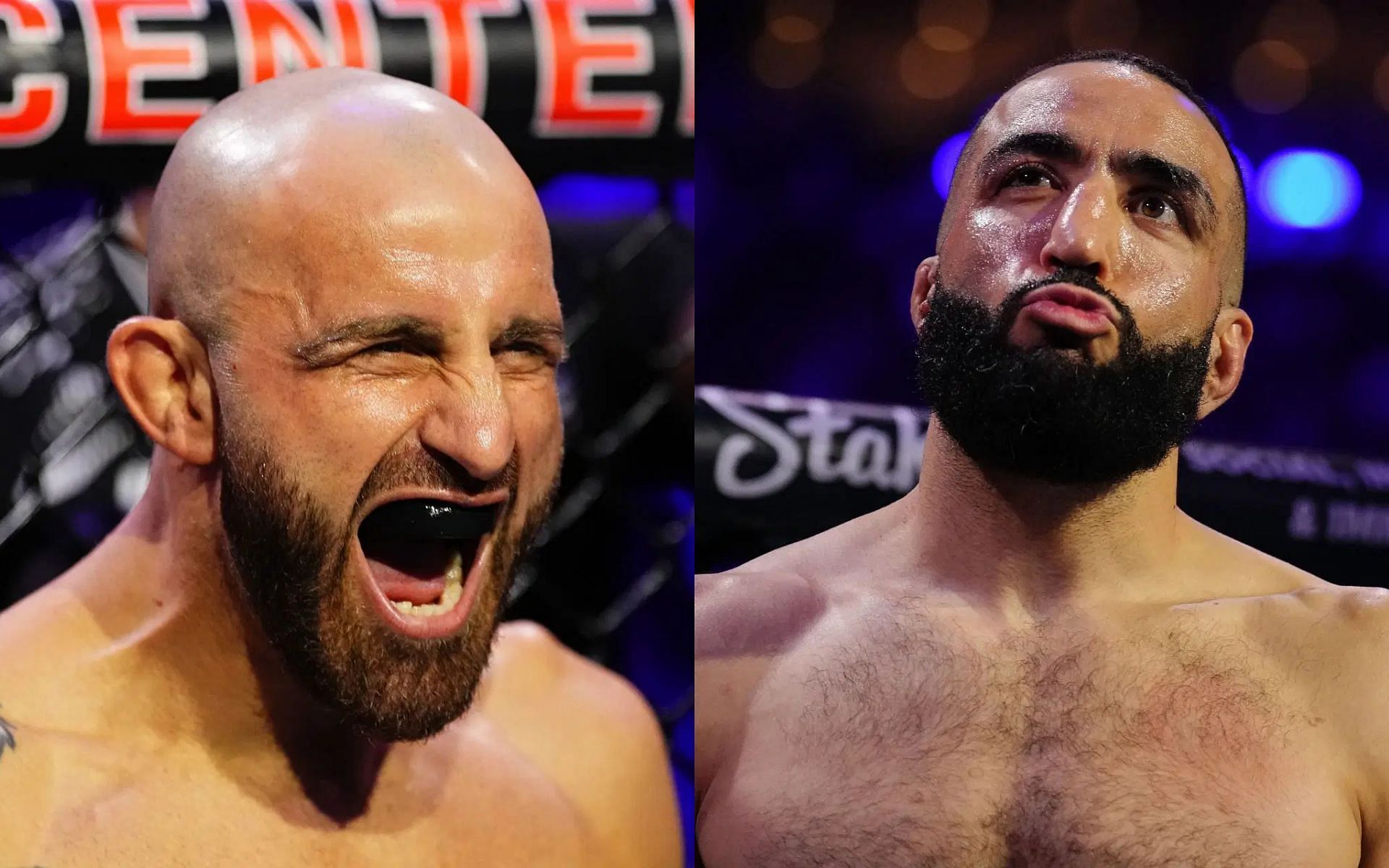 Alexander Volkanovski (left) said that he hates Belal Muhammad (right). [Images courtesy: Getty Images]